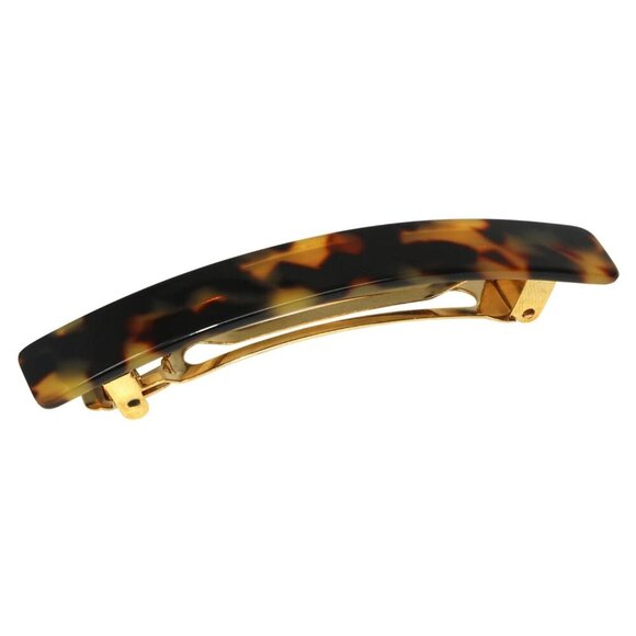 Medium Celluloid Hair Clip Barrette Handmade Golden Clasp for All Hair main image 9